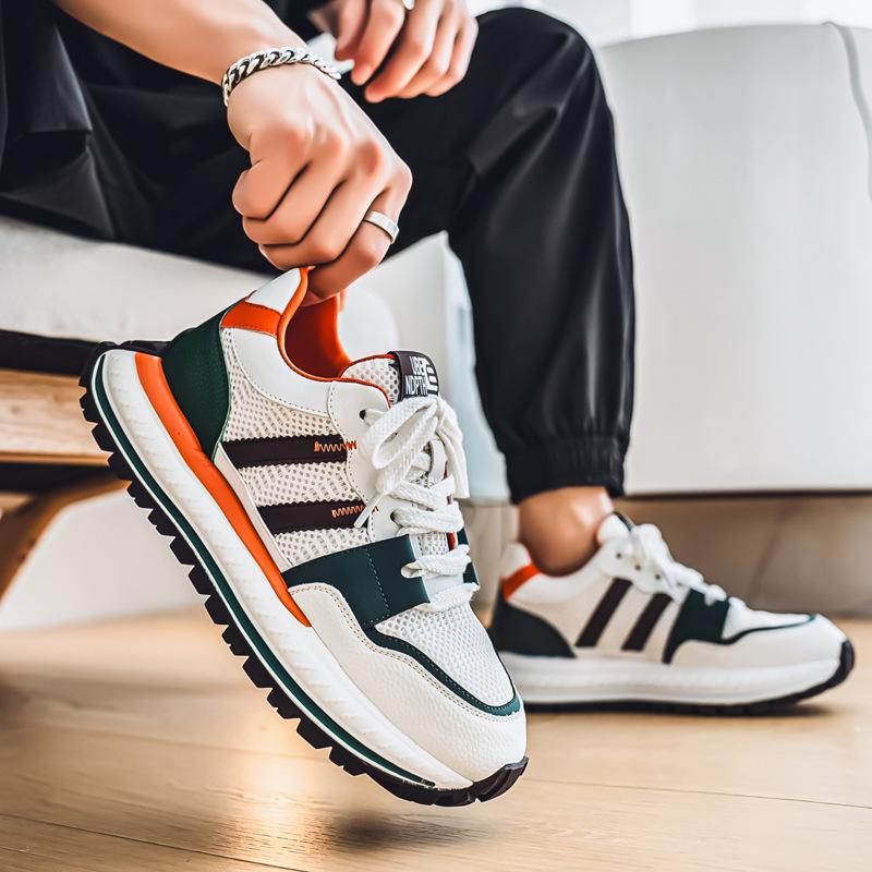 Men's shoes 2025 summer new Korean versatile trend high-end men's outdoor sports and leisure platform dad shoes