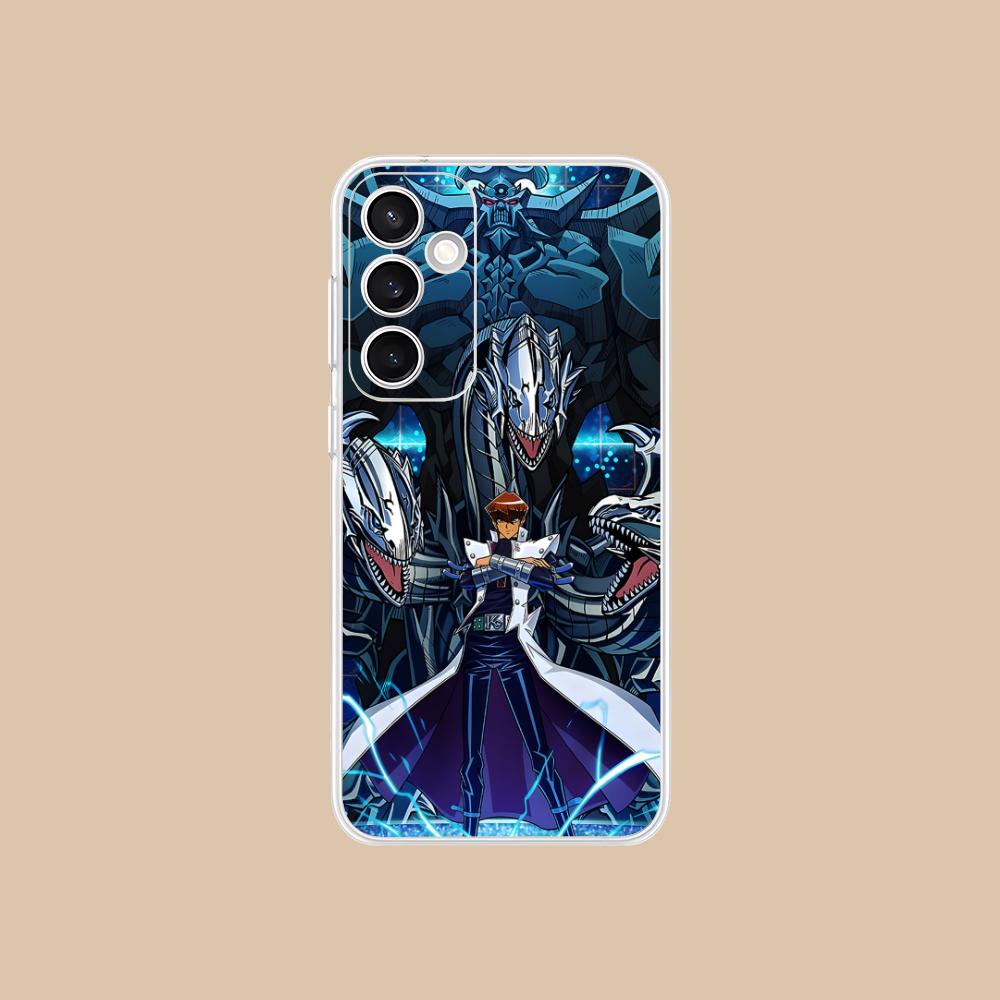 Yugioh Seto Kaiba Phone Case for Samsung Galaxy S25 S24 S23 S22 S21Plus FE Ultra Soft TPU Clear Shockproof Cover