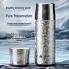 TOMIC Pure Titanium Insulated Tea Infuser Bottle