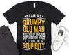 Grandpa T-shirt / Old Man T Shirt / Retirement T-shirt / 50 Years Old / T-shirt For Uncle / Beige T-shirt / Grumpy T-shirt / 80 Years Old