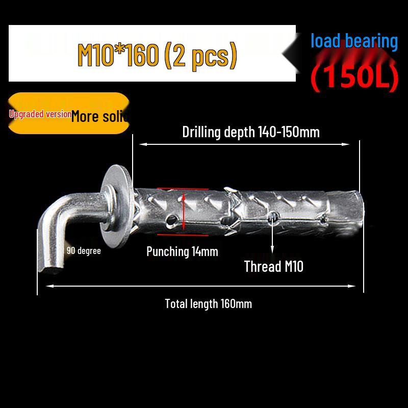 Midea Univerzální Heavy-Duty Nástěnný Rozpínací Hák pro Ohřívače Vody