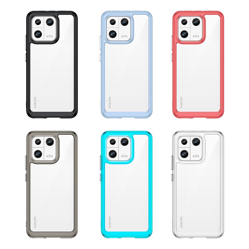 Etui na Xiaomi 13 Pokrowiec Mi 13 Pro Capas Wstrząsoodporny Przezroczysty Wielokolorowy Fundas Xiaomi Mi 12X 12 Lite 12S 12T 13 Pro