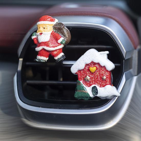 

Санта-Клаус в форме оленя Снеговик Чулок Автомобиль Рождественский веселый освежитель воздуха Рождественский воздух