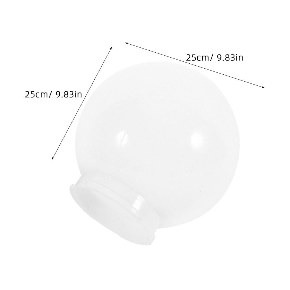 Acrylic Wear-Resistant Globe Lampshade Artistic Decorative Wall Light Cover Outdoor Porch Lamp Shade Lamp Shade