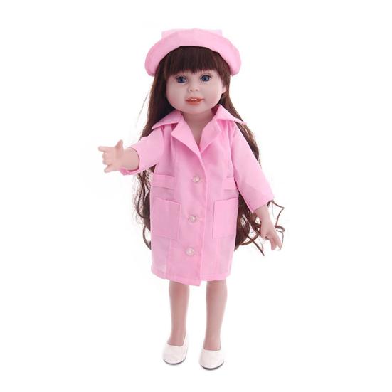 Doll Clothes Set for 18'' American Girls Cute Baby Doll Attire for Role Play Easy-to-Wear Dress Clothes for Girls Entertainment