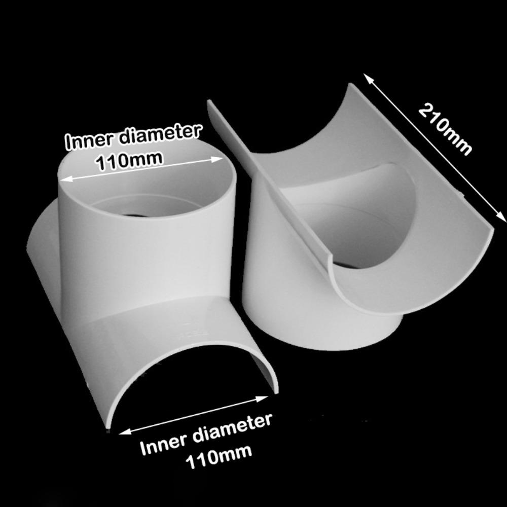 Patch Nou Reparare Tub PVC Alb Teu Deschis Fitinguri Reparare Țeavă Drenaj 50 75 110 Accesorii Instalații Sanitare Exterior
