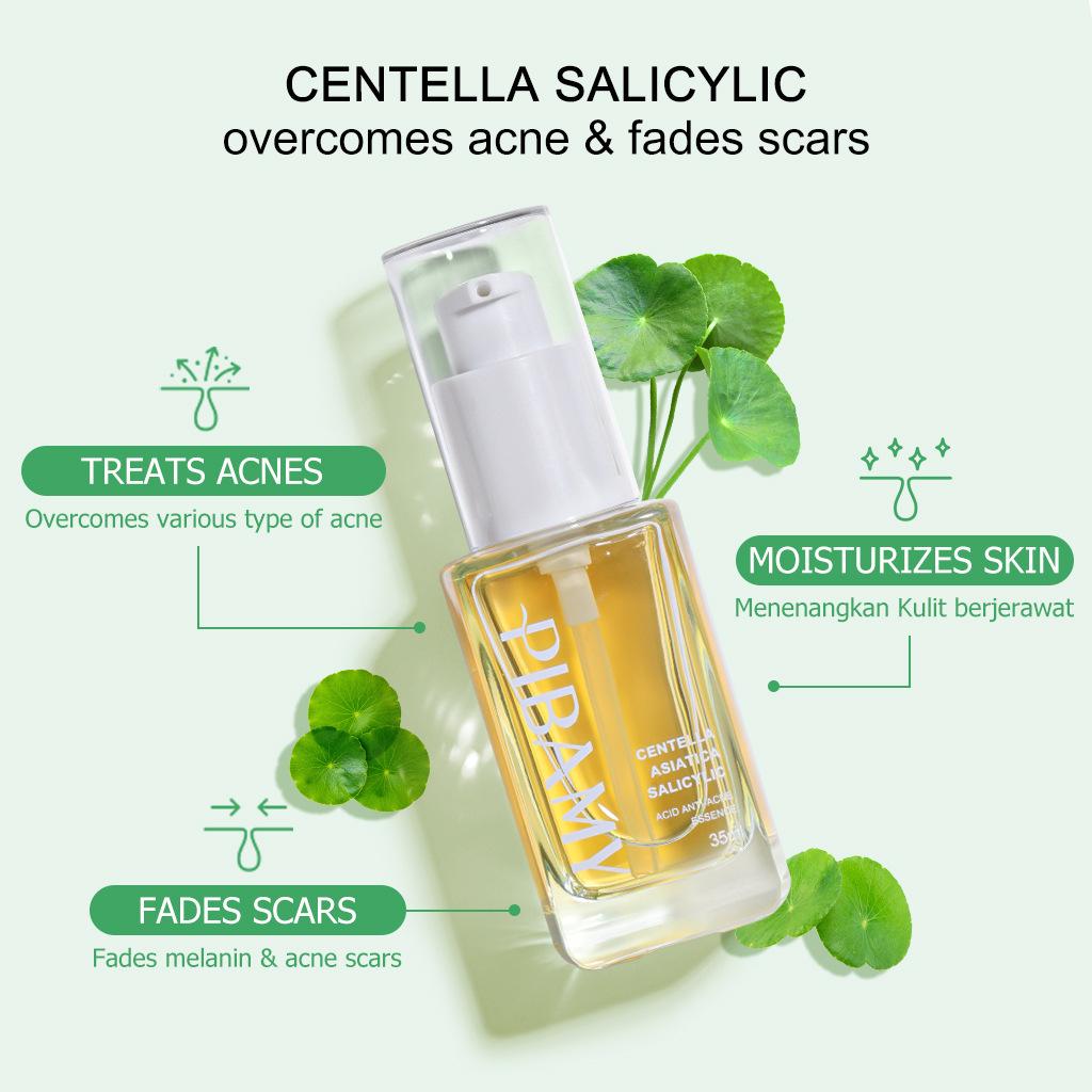 PIBAMY Centella Asiatica Salicylic Acid Essence Ceramide Mineral Skin Care Moisturizing Liquid