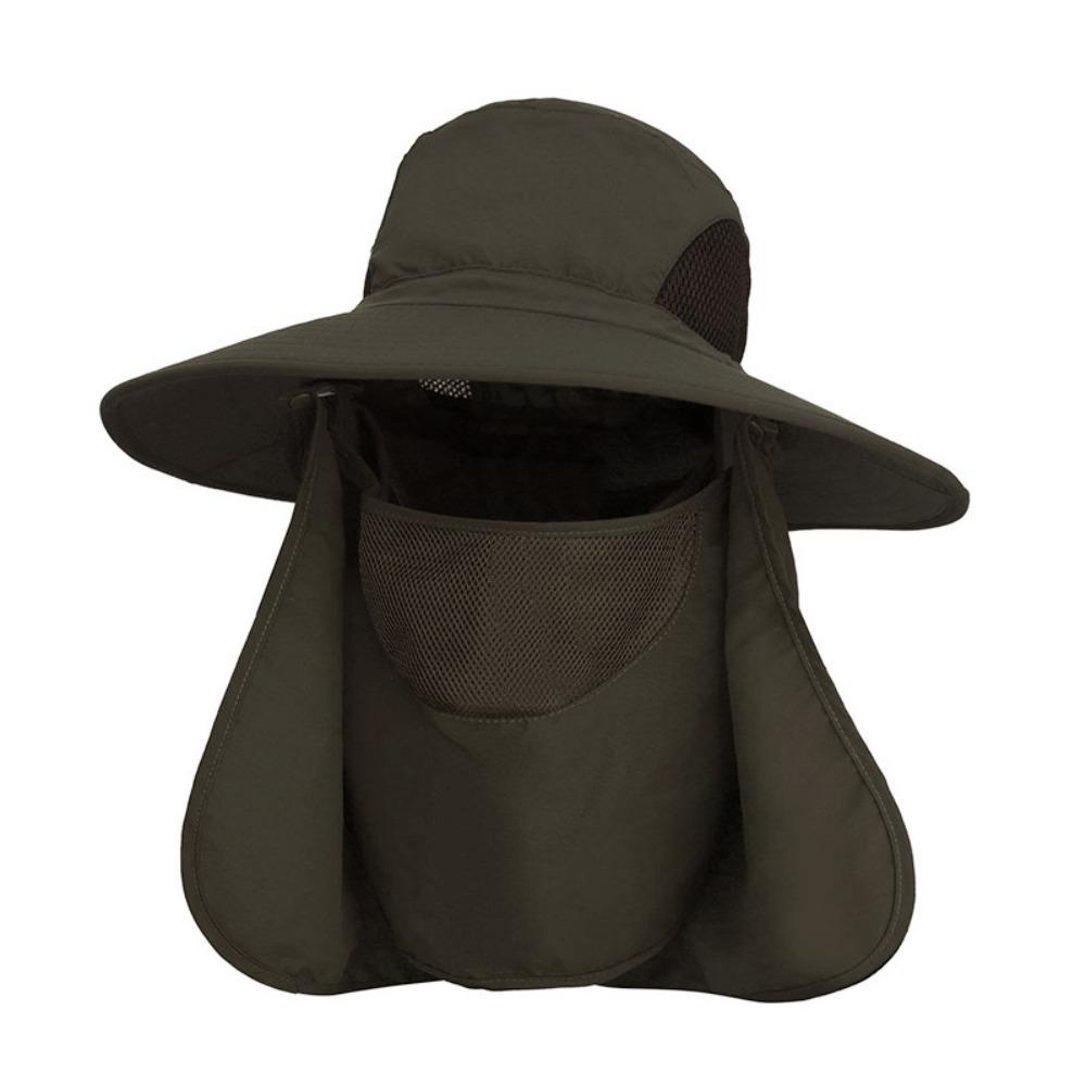 Water Resistant Outdoor Sun Hat Detachable Wide Brim Hat New Fishing Bucket Hat  Travel