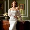 Delicate Sheer Bride Gloves With Open Finger Design Wedding Arm Sleeves For Bridal Accessories And Formal Occasion