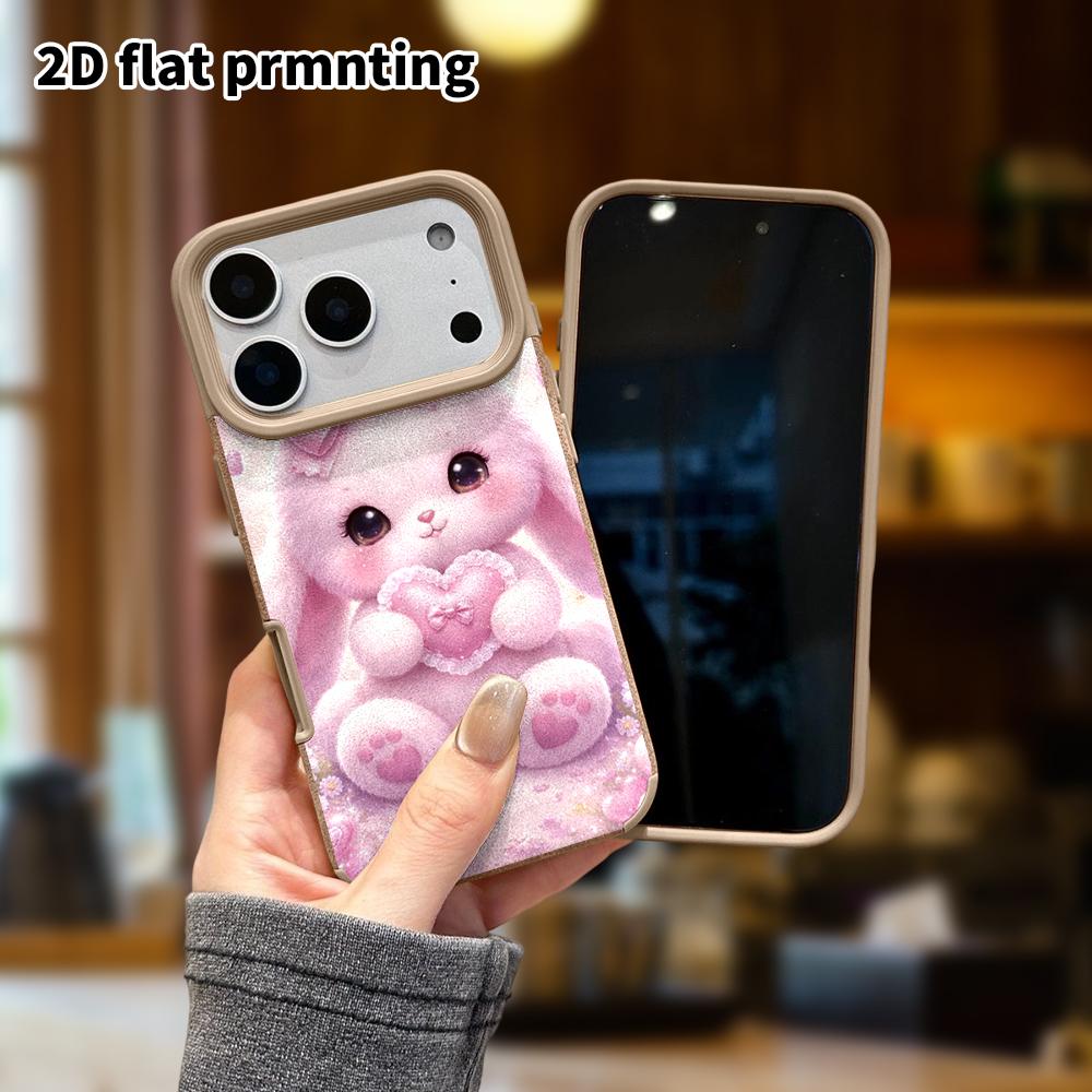 Phone Case: Lambskin 2D Flat Samsung Galaxy A34 A35 M05 M06 S20 S22 S21 FE Plus 5G Protective Case, Droopy-Eared Rabbit, Christmas and Halloween Gift
