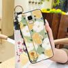 Oil Painting Anti-dust Phone Case For Samsung Galaxy J6 2018/SM-J600F Back Cover Wristband Fashion Design Kickstand Ring