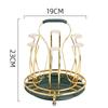 Cup Upside Down Drain Rack Space-saving Large Capacity Cup Organizer Rack for Home Kitchen Bar Decoration