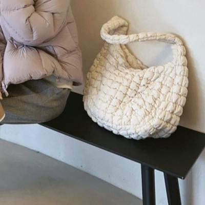 Single Shoulder Bag Niche Versatile Cloud Pleated Underarm Bag Casual Dumpling Bag Single Shoulder Crossbody Bag Women's Tote