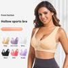 Damen-Sport-BH mit Schnalle vorne, bügellos, Push-Up-Unterwäsche, für Damen, zum Laufen, stoßfest, schöne Rückseite, Übergröße M-5XL