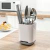 Electric Toothbrush Makeup Brush Holder Toothpaste Storage Case Large Capacity Detachable Portable with Drain Hole Rack