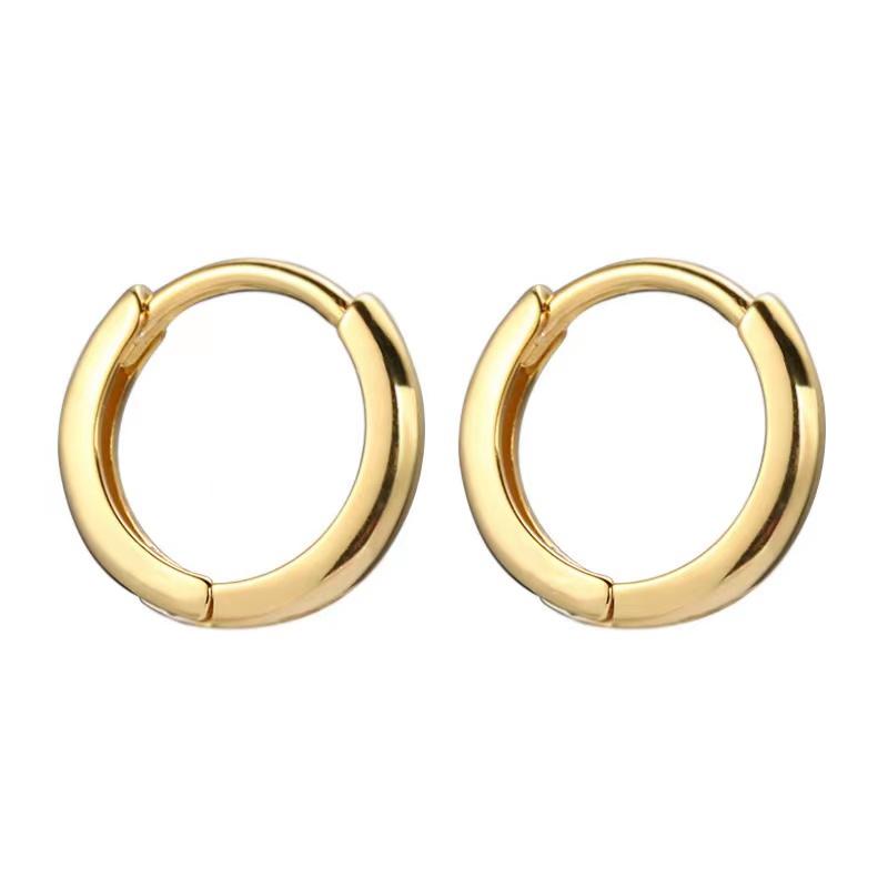 2 ks Minimalistické kroužkové náušnice z nerezové oceli Křišťálový zirkon Malé Huggie Tenké Chrupavkové náušnice Helix Tragus Piercing Šperky