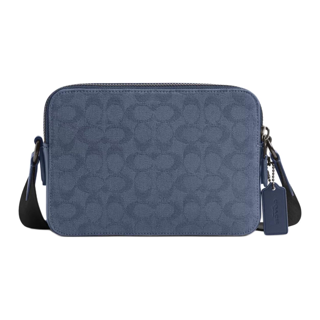 

Coach Charter 24 Brand Micro Logo Adjustable Shoulder Strap Floral Canvas And Leather Crossbody Bag Medium Men Crossbody Bag Blue CU475-D61 Basic Set (Bag+Dust Bag)