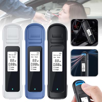 Portable Breathalyzers Alcohols Tester High-Accuracy Blood Alcohols Detector Rechargeable Diagnostics Tools For Safe Driving