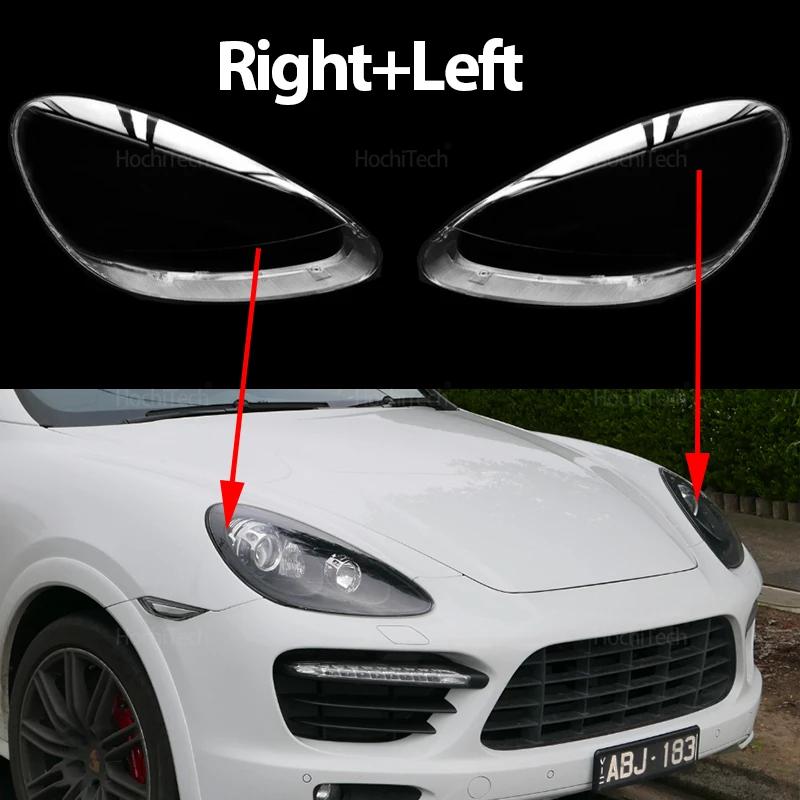 Lampshades Headlamp Transparent Lamp Shade Headlight Cover Lens Headlights Lens Cover for Porsche Cayenne E2 92A 2011-2014 Left and Right