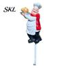Adhesive Bathroom Hook Cute Chef Shape Hook, Strong Resin Kitchen Wall No Punch Fun Decoration Backing Decorative for Home Hang Utensils Dishcloths