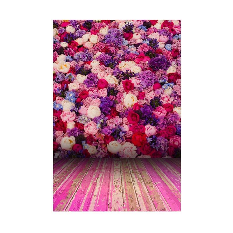 Fundal Floral pentru Fotografie Fundal cu Flori Baby Shower Ziua Mamei Ziua Îndrăgostiților Nuntă Decor Petrecere de Aniversare Banner Recuzită Studio