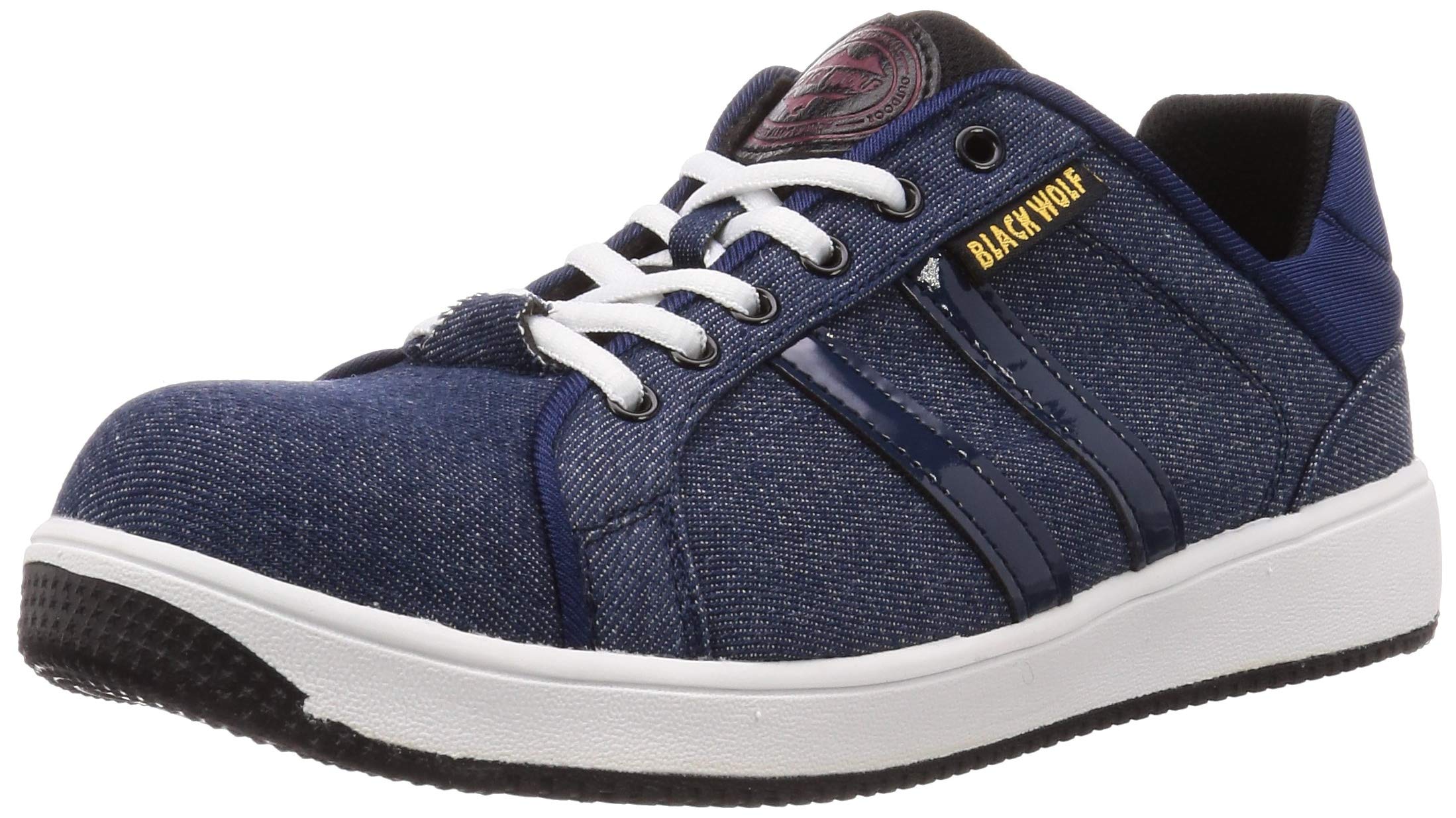 

Okamoto KML-9902 Black Wolf Heel-Adjustable Safety Shoes, Denim, Size 26 cm