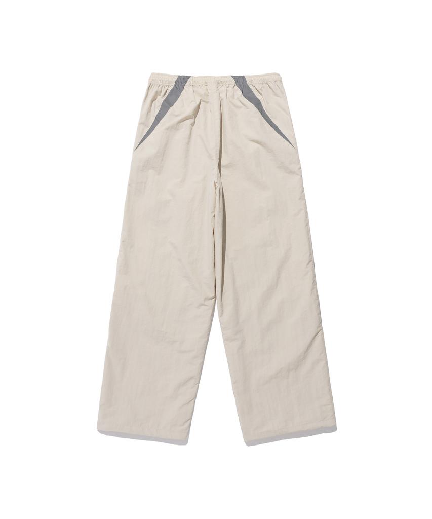 PHYSICAL DEPARTMENT Curved Piping Track Pants Beige