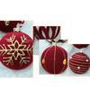 Christmas Tree Ornament Ball 16 Pieces Seasonal Decor Christmas Tree Flocking Ball Decor For Fireplace Window Door Wall Living
