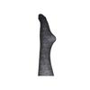 Floral line stockings (black)