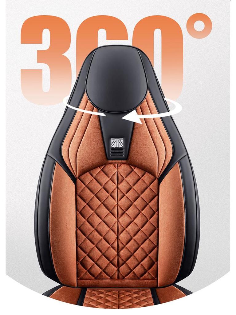 3D Rameses Sports Car Seat Cover - All-Season Comfort for 5 Seats, Fits Most New Energy Vehicles