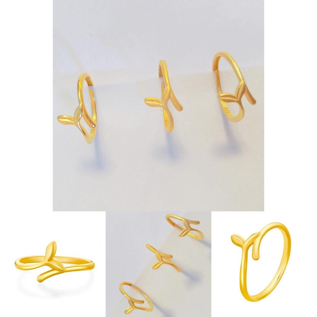 Charming Fish Tail Ring For Ladies Unique Copper Jewelry Gift For Couples Adjustable Size