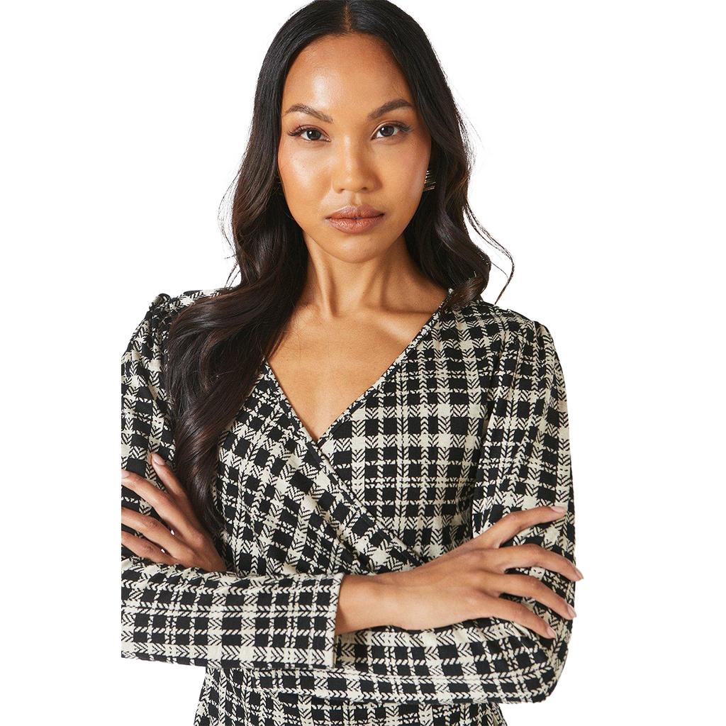 Principles Womens/Ladies Checked Jacquard Midi Dress