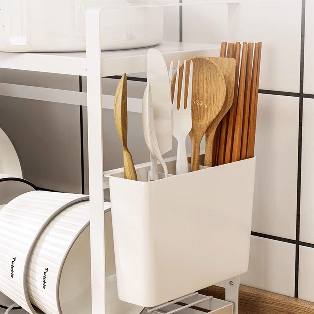 

1 шт., держатель для ложки с тремя отделениями, белый маленький держатель для посуды, держатель для палочек для еды, ложка