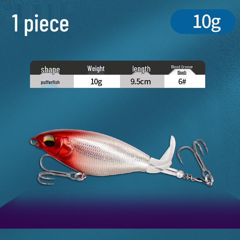 Floating Surface Tractor Lure for Freshwater Fish: Mandarin, Bass, Black Carp - Remote Casting Artificial Bait