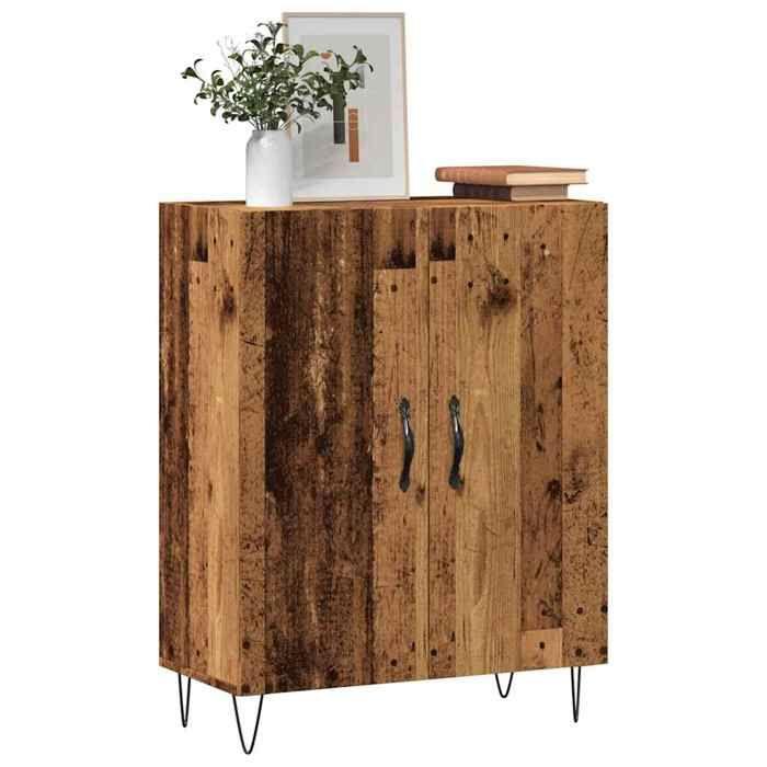 VidaXL Buffet vieux bois 69,5x34x90 cm bois d'ingénierie 857177