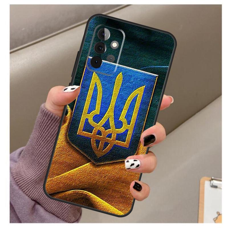 Ukraine Flag Case For Samsung Galaxy A56 A16 A26 A36 A06 A52 A53 A33 A13 A34 A54 A14 A15 A35 A55 A22 A32
