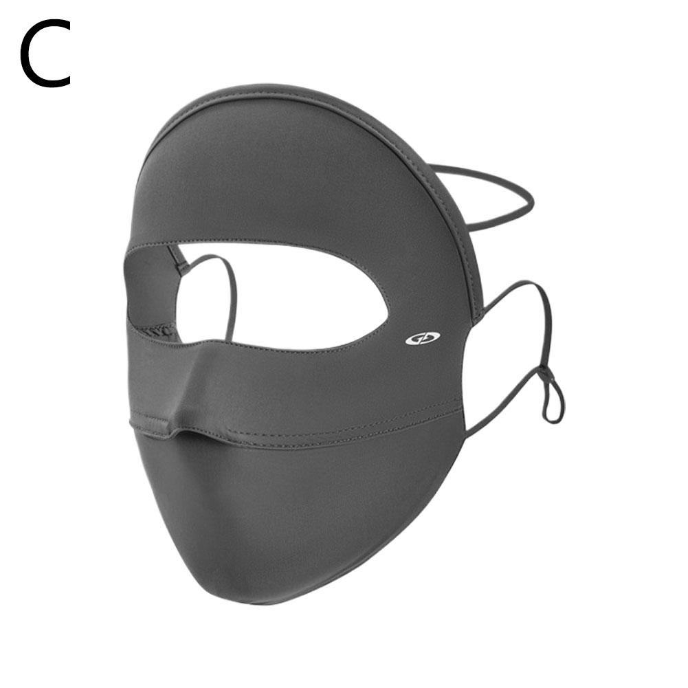 Breathable All-Round UV Protection Face Mask Ice Silk Sun Shield For Cycling Outdoor Activities Beach/Swimming Protection