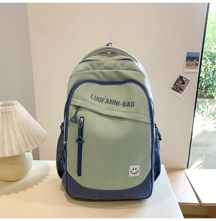 Schoolbag Simple Schoolbag Japanese Ins Mori Small Fresh Middle School Student Backpack Multi-compartment Primary School Student Lightweight Backpack