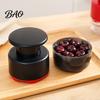Lightweight Food Storage Container 7 Hole Cherry Pitter, Multifunctional Fruit Coring Tool for Leak Proof Reusable Olive, Manual Press Remover,