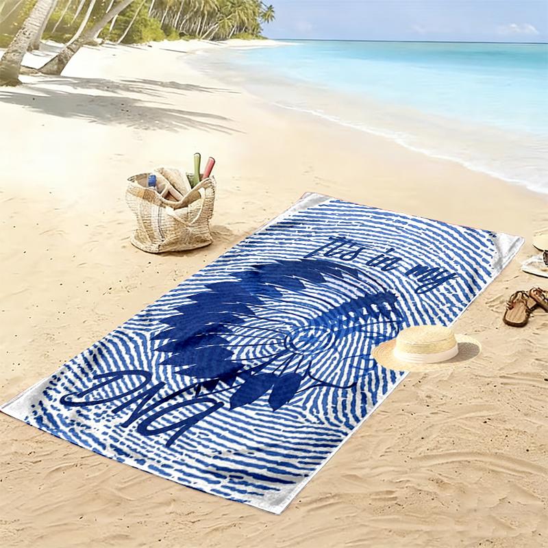Kaa Gent Print Strandtuch Groß Weich Schnelltrocknend Handtuch Für Strand Camping Schwimmen