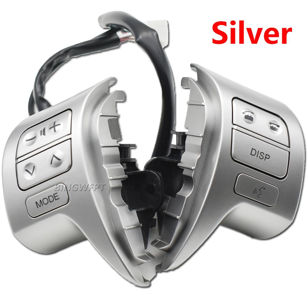 Car Steering Wheel Control Button Switch with Wire For Toyota Corolla ZRE150L ZRE151L ZRE152L 2007-2009 84250-02200 8425002200