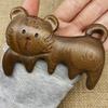 Vaje - Tiger Wooden Scalp Massage Comb