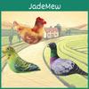 Realistisches Plüsch Huhn Papagei Taube Stofftier Puppe Tier Geschenk
