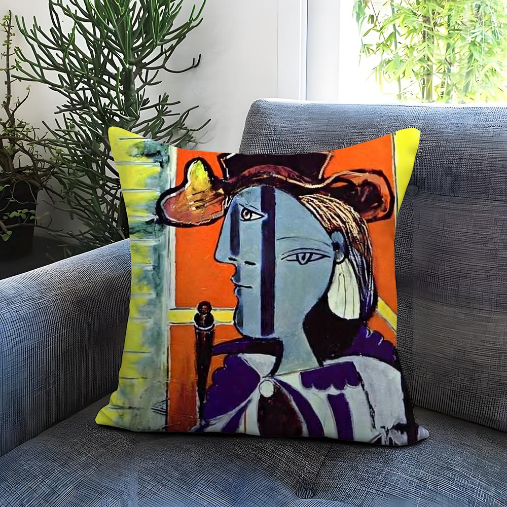 P-Picasso Art Potah na polštář Pohodlný oboustranný potah na polštář Ideální pro auto, pohovku, ložnici a další