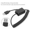 FW50 Black ABS Full Decoder 5V 2A USB Port Dummy Battery Pack with Spring Wire for Sony A7 A3000 A6300 RX10 Camera