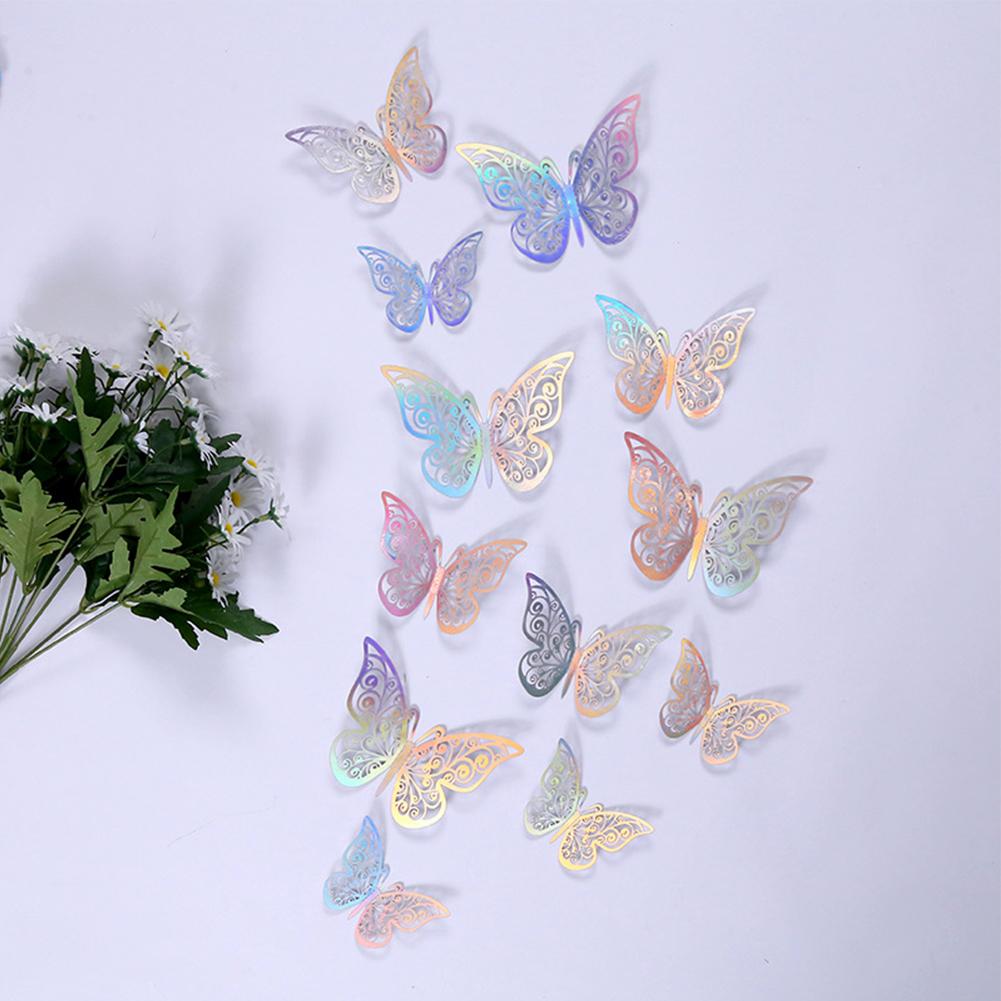 Bedroom Decoration Butterflies Easy To Remove Butterflies Three Dimensional Wall Stickers Doors Specifications