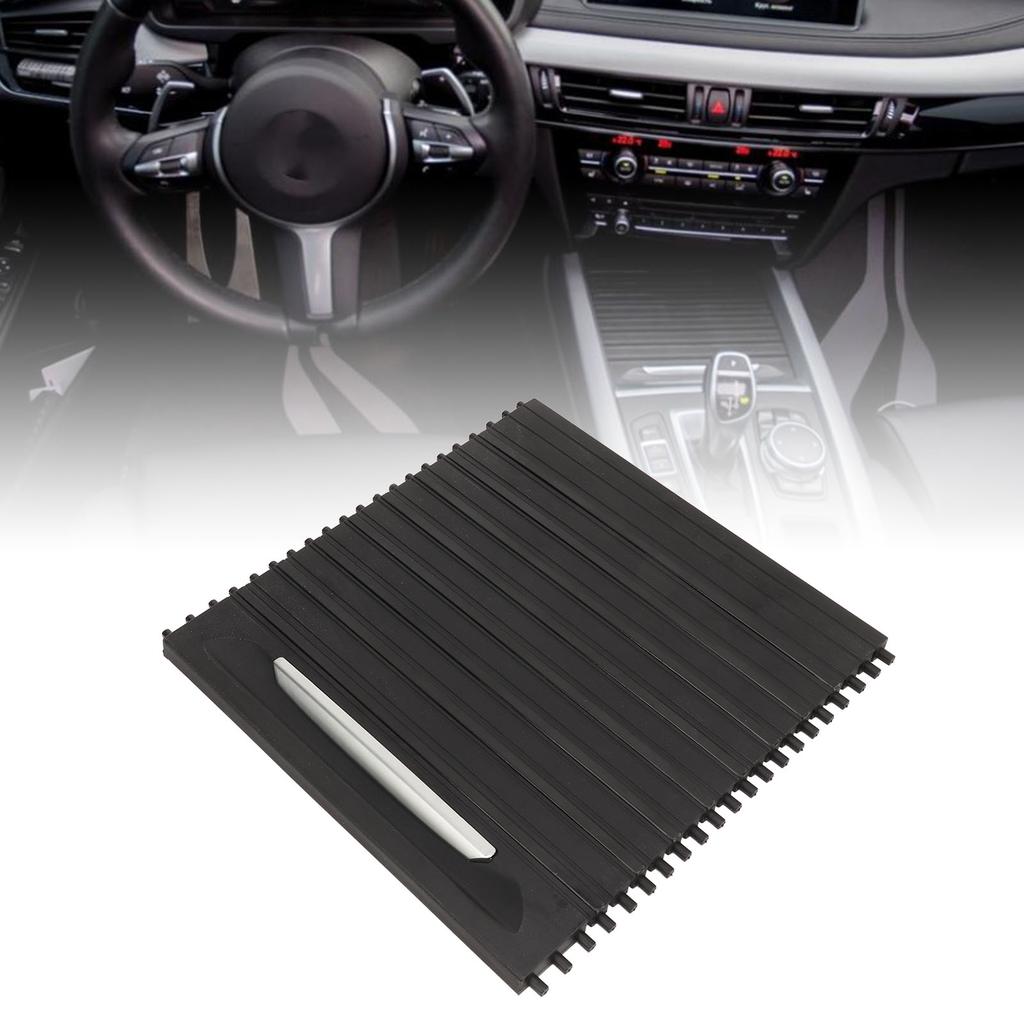 Cup Holder Tray Roller Blind Cover ABS 51169251973 Direct Fit for F15 F85 X5 X5M 2014 To 2018