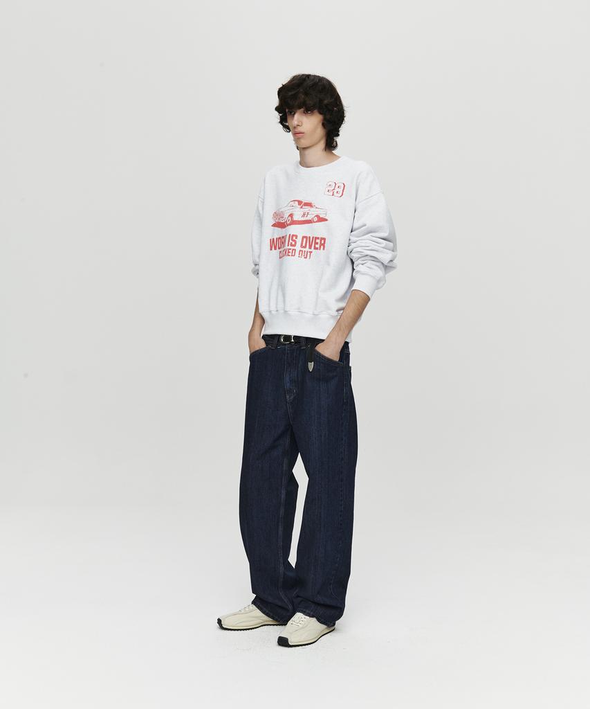 Hoite Het Closed Out Car Sweatshirt (M/Grey)