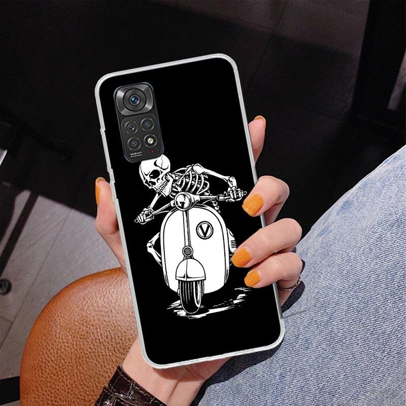 Spooky Skull Funny Dance Skeleton Phnoe Case for Phnoe Case for Xiaomi Redmi Note 15 14 14S 13 Pro Plus 12 12S 11S 11E 10S 10 11