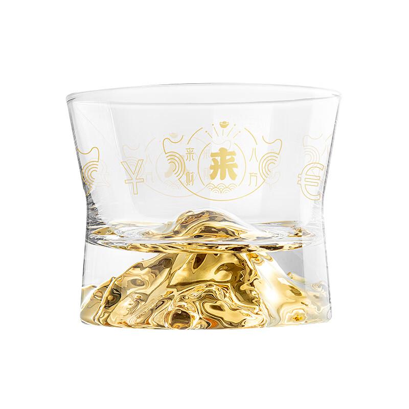 

Gebaitang Eight Directions Wealth Gold-Traced Glass Cup Set